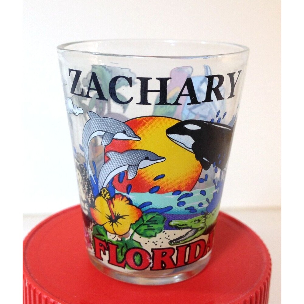 Vintage Zachary Florida Souvenir Shot Glass